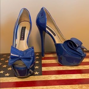 Steven by Steve Madden blue heels